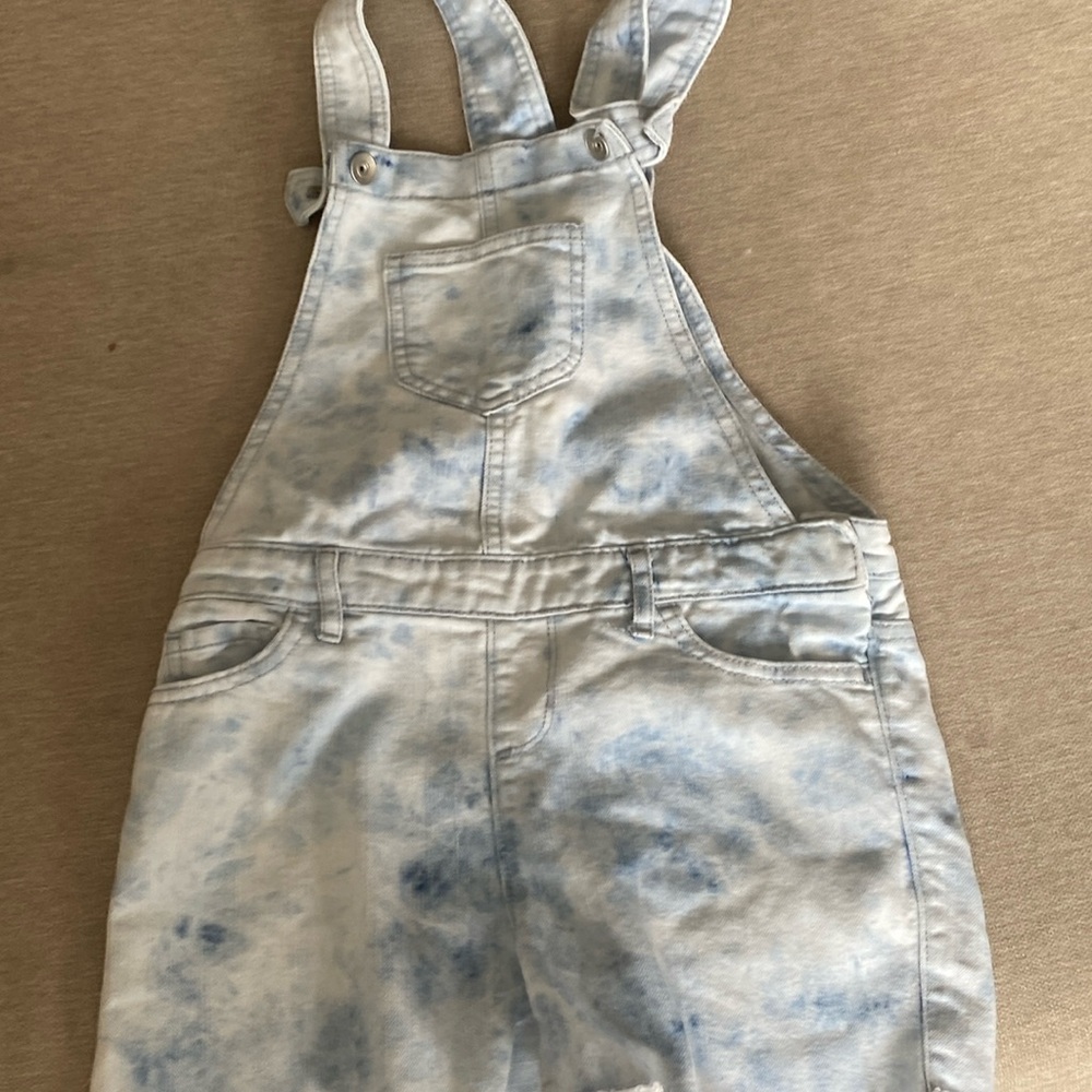 Cute overalls, tie-dye size medium